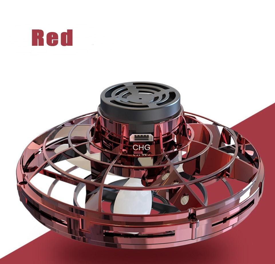 Bola Giratória Voadora Mini Drone LED UFO Tipo Helicóptero Voador Natal Aniversário Presente